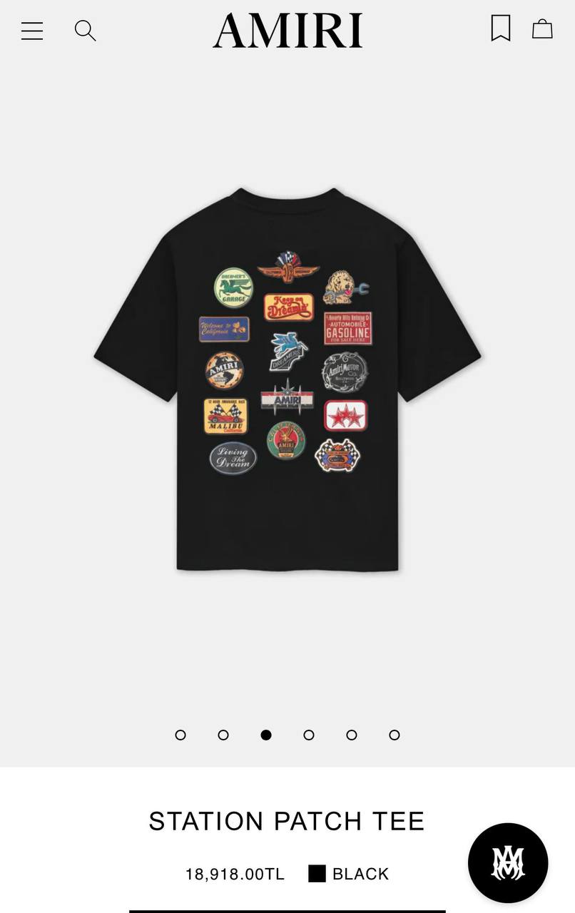 Camiseta Amiri 012