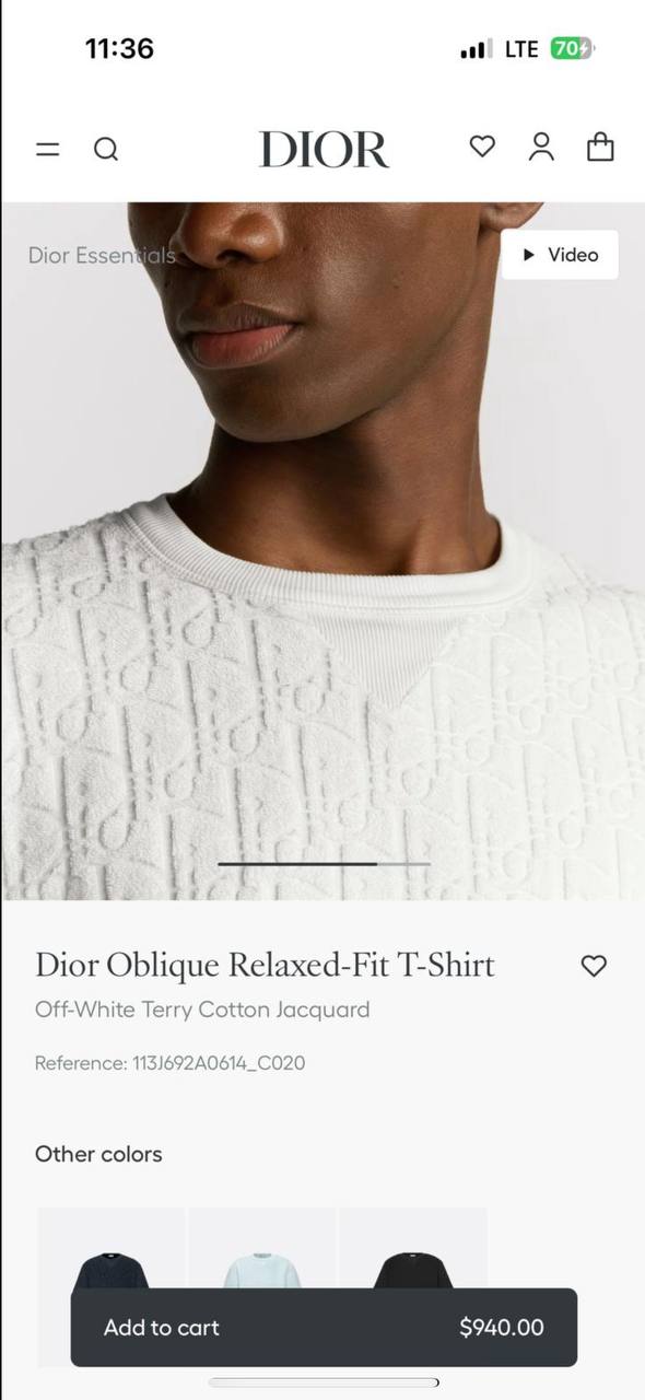 Camiseta Dior 031