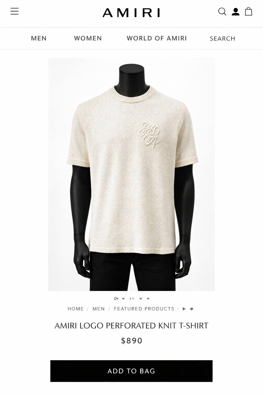 Camiseta Amiri 041