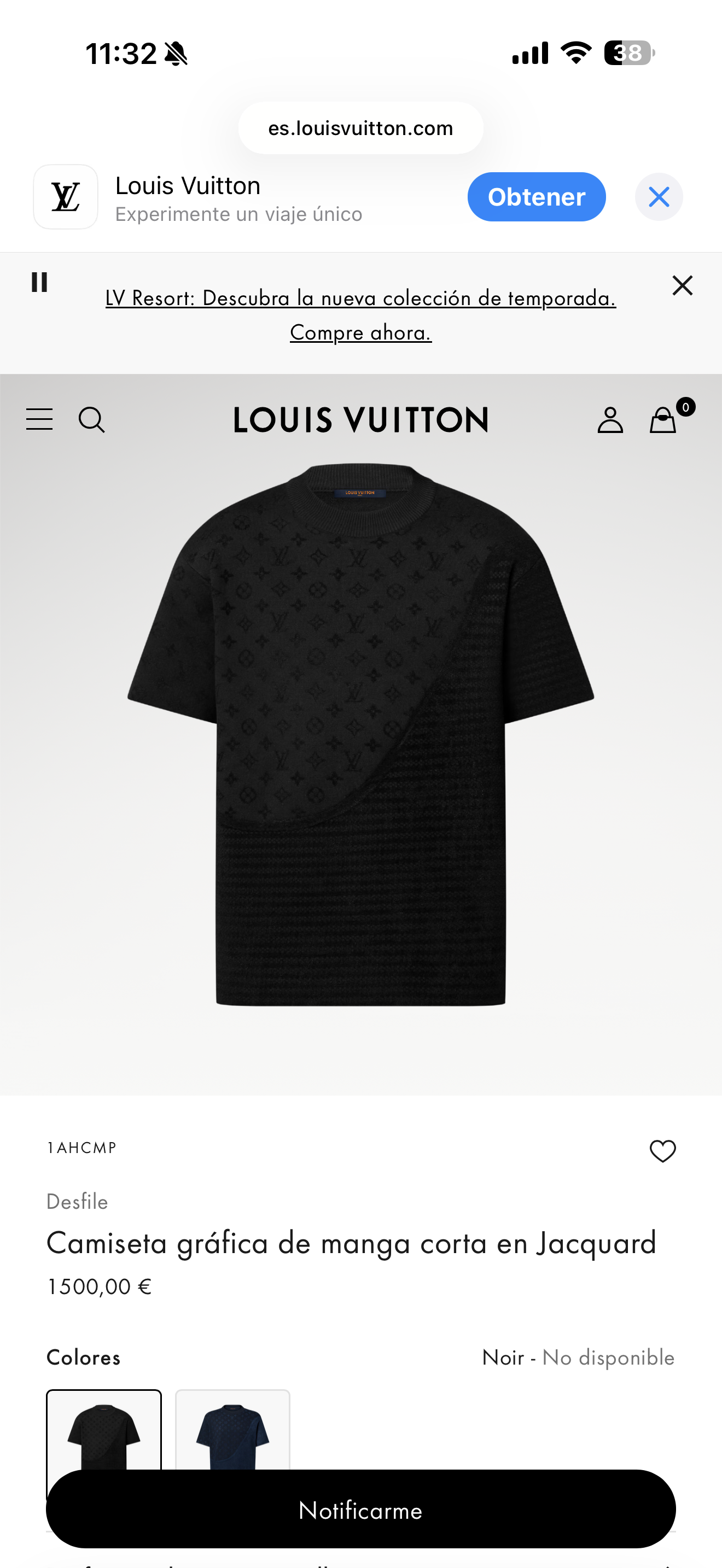 Conjunto Louis Vuitton 1001