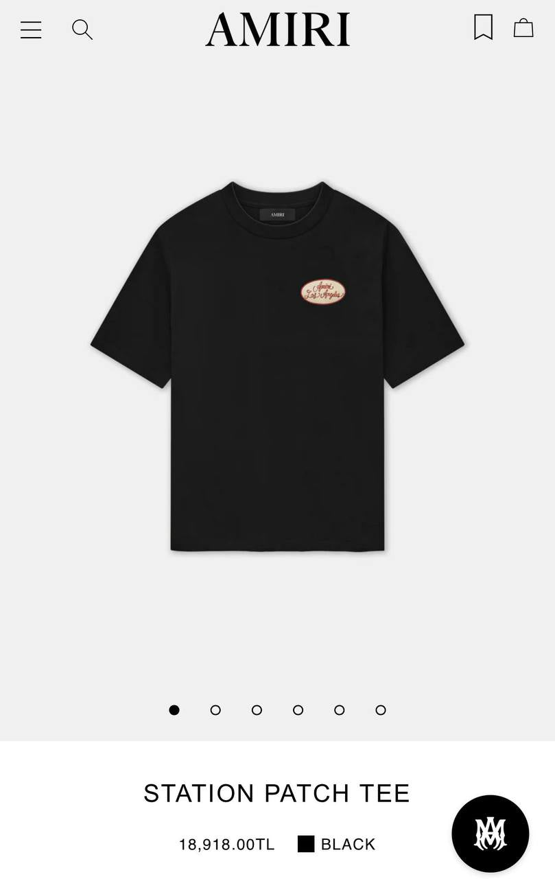 Camiseta Amiri 012