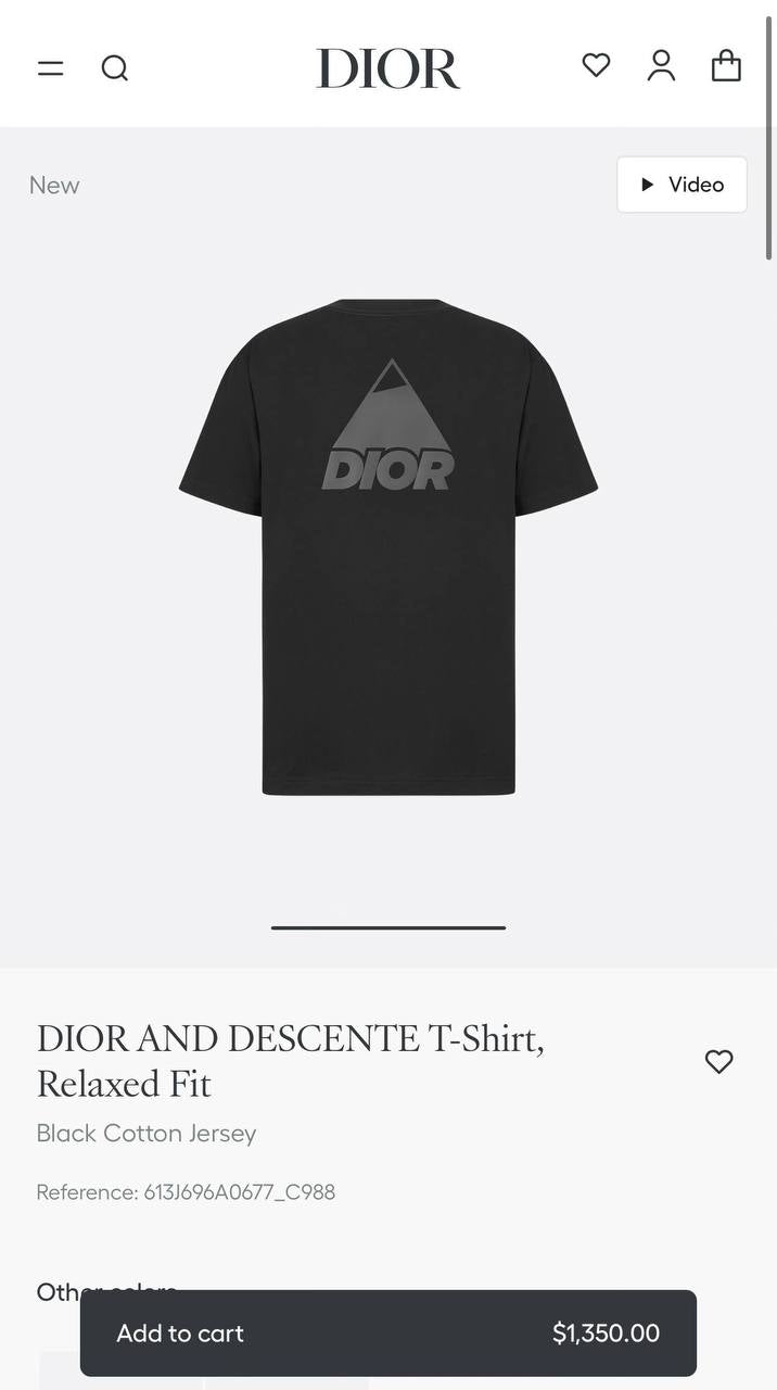 Camiseta Dior