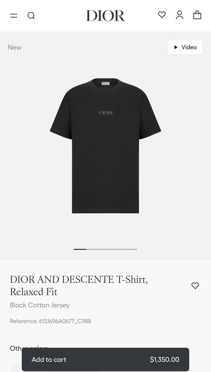 Camiseta Dior