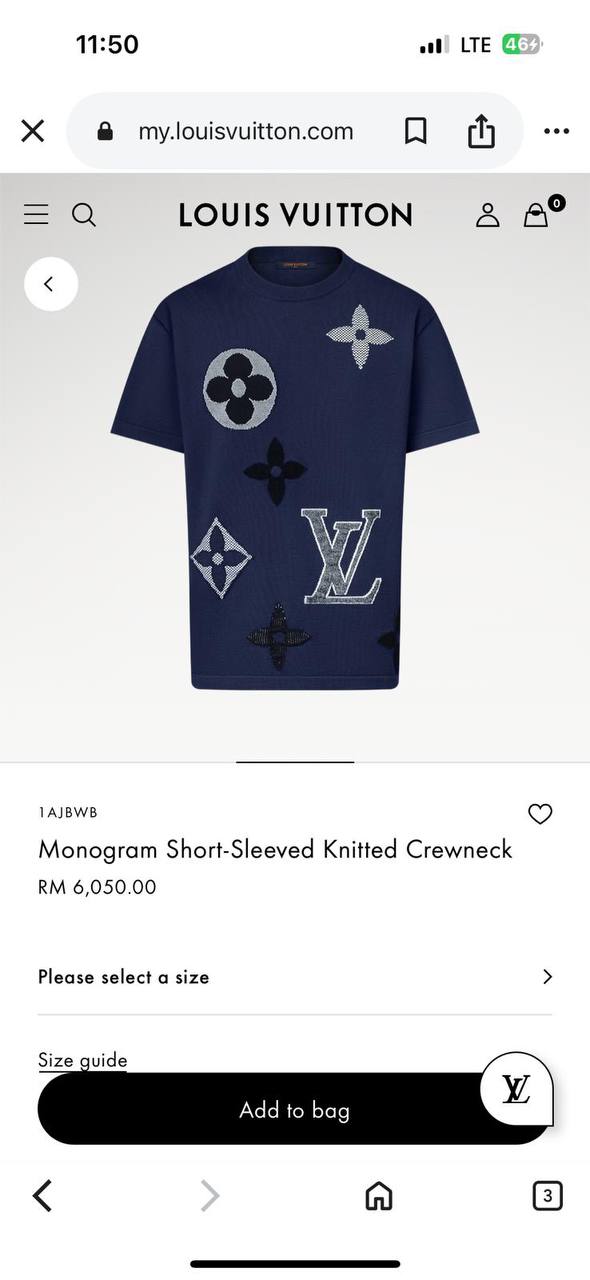 Camiseta Louis Vuitton 101