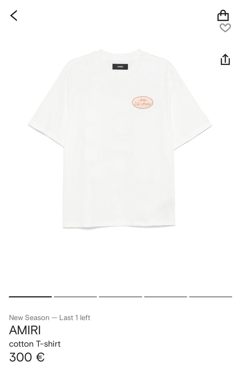 Camiseta Amiri 011