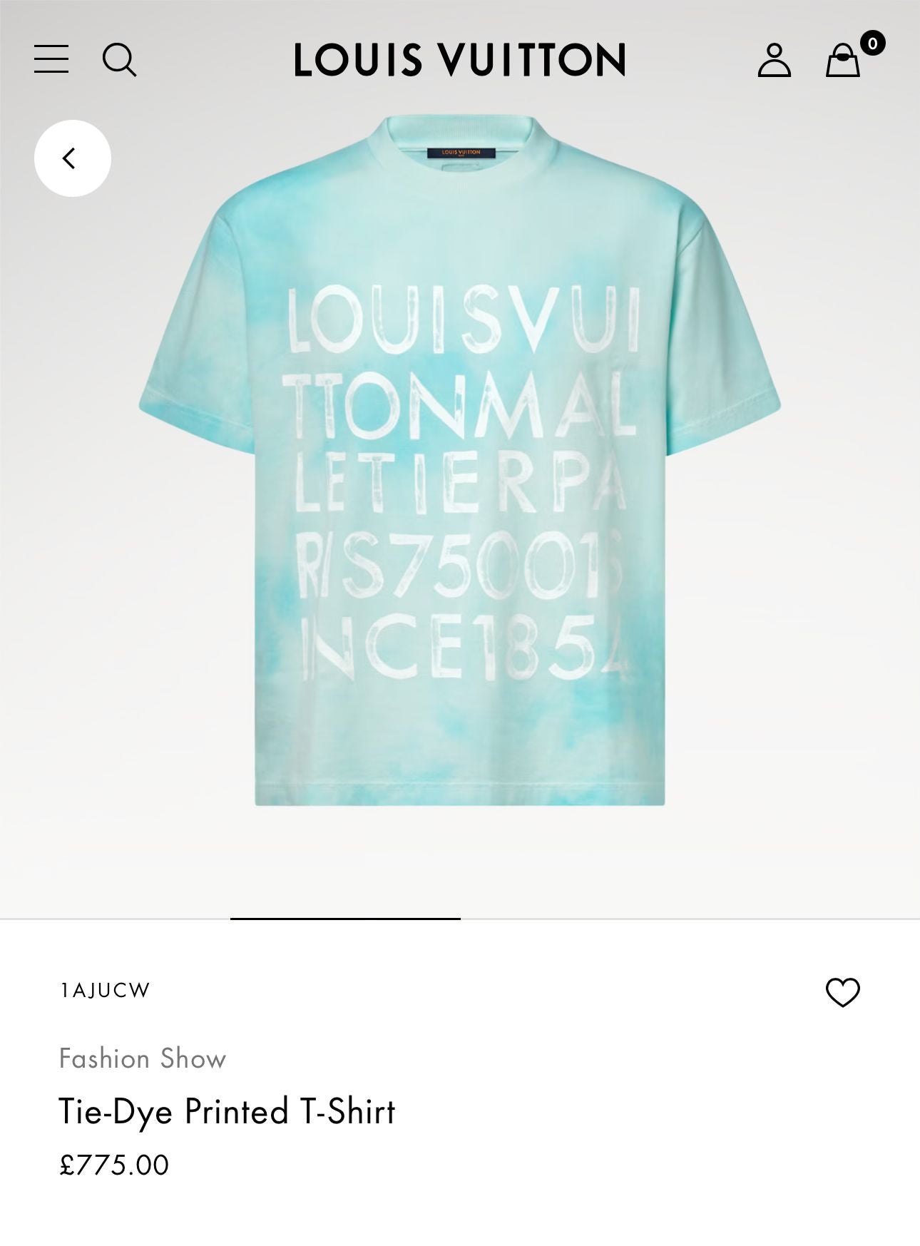 Camiseta Louis Vuitton 0100