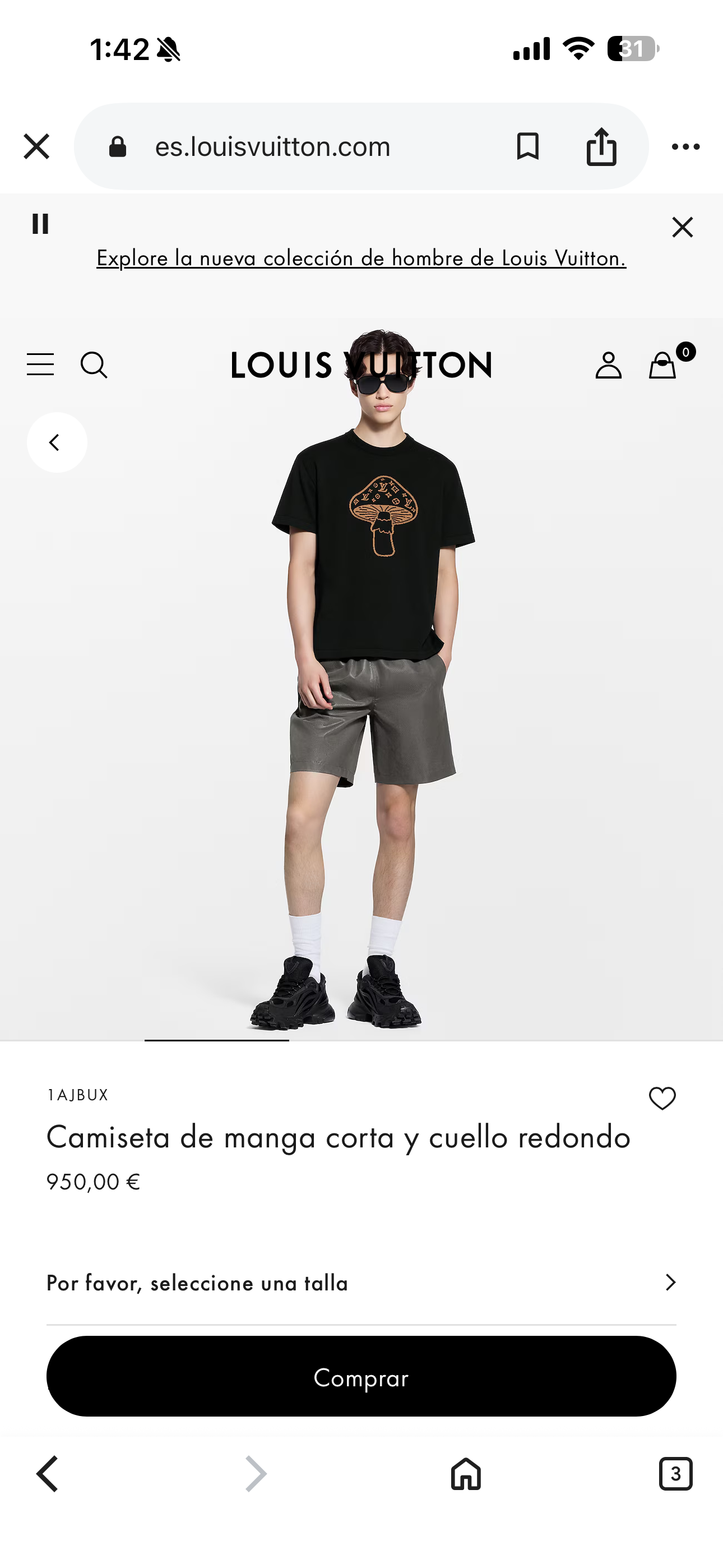 Camiseta Louis Vuitton 082