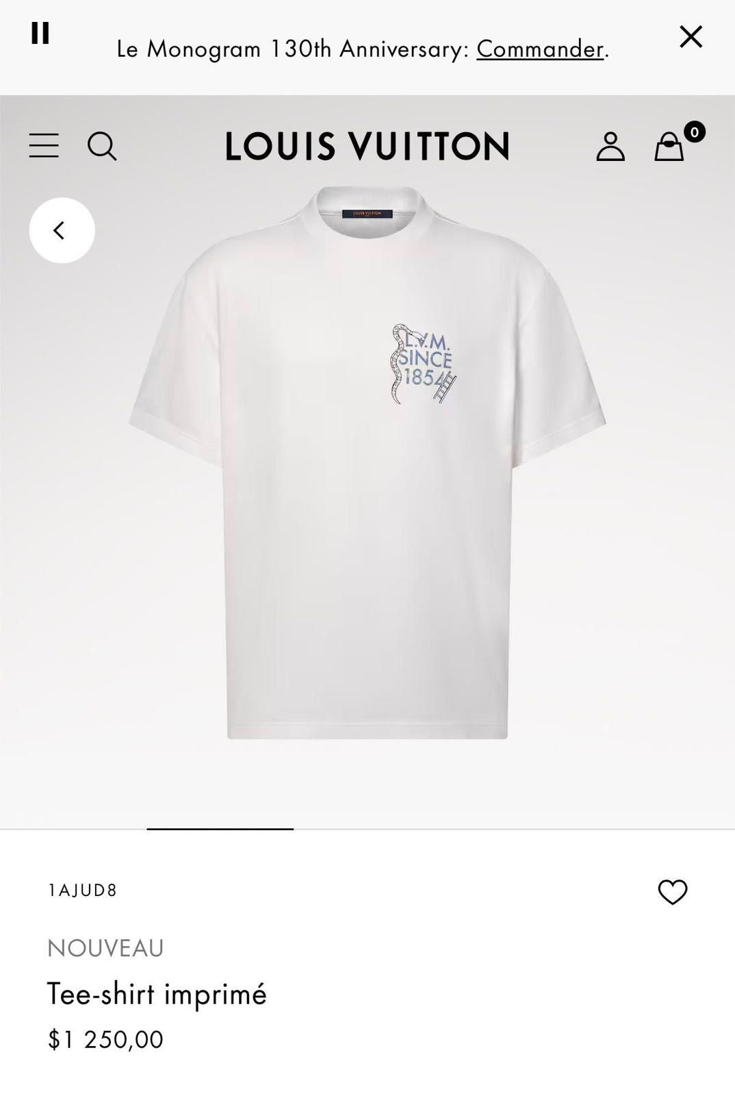 Camiseta Louis Vuitton 0013