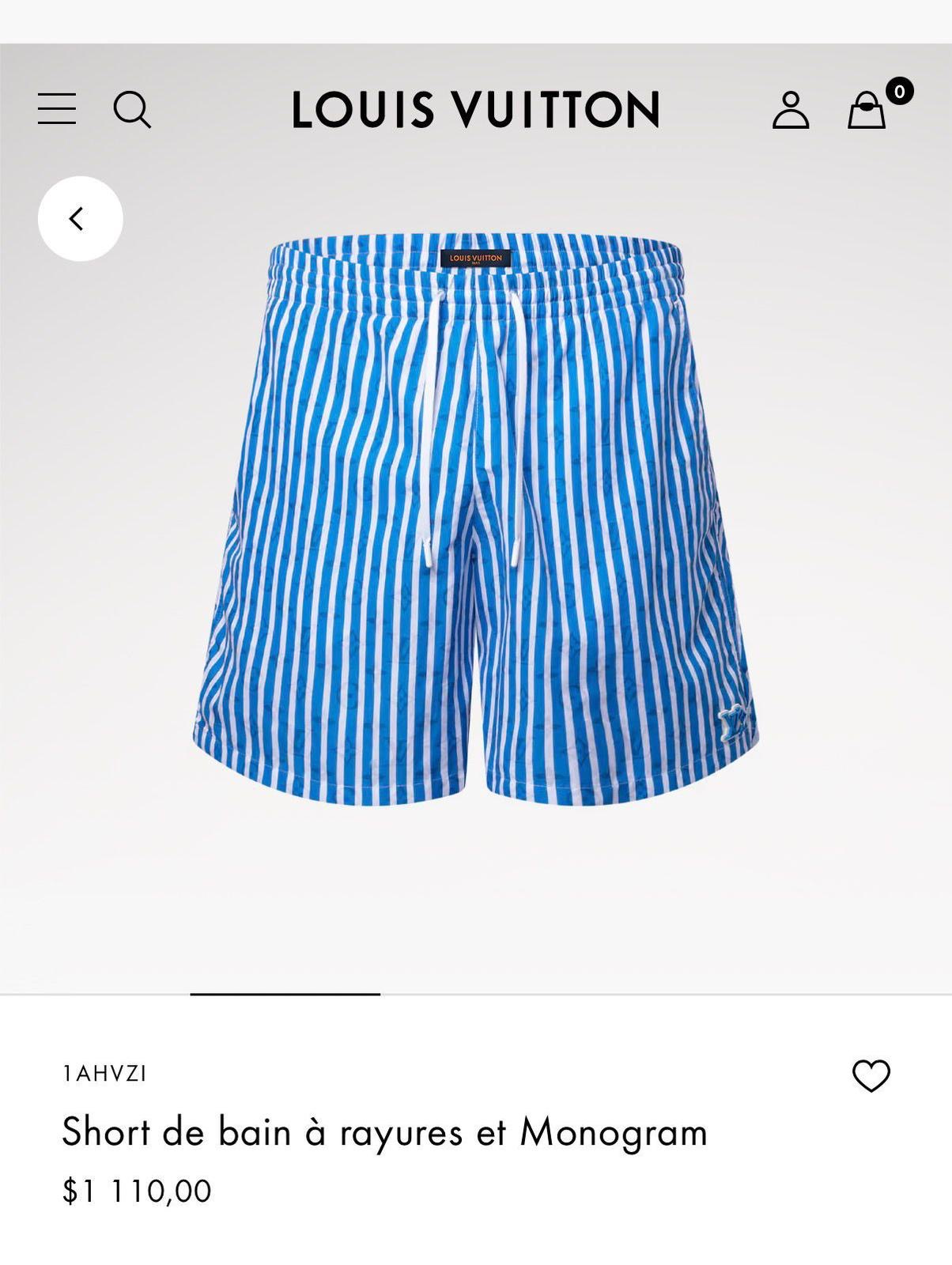 Pantaloneta Louis Vuitton 009