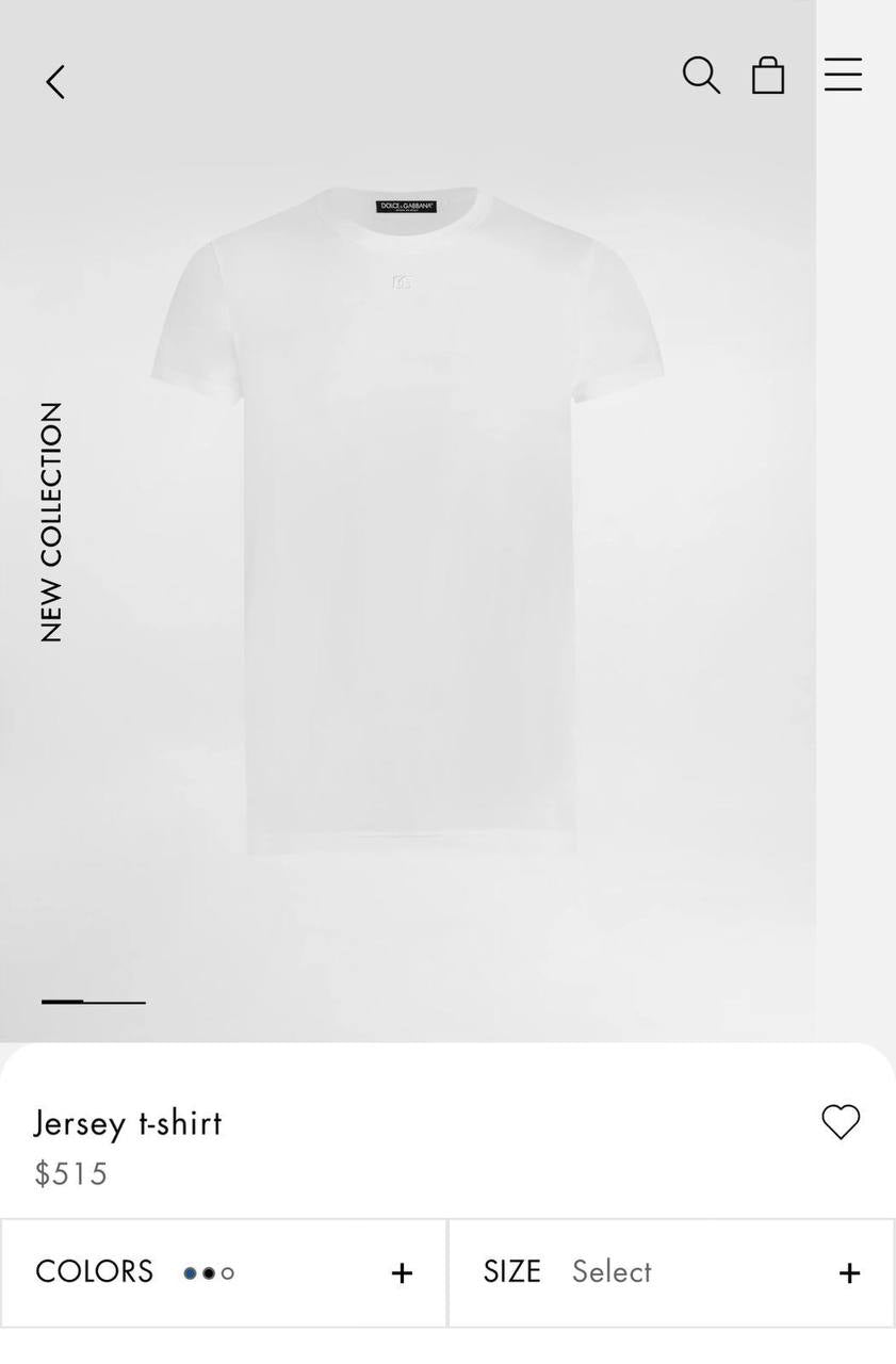 CAMISETA DOLCE&GABANNA 008