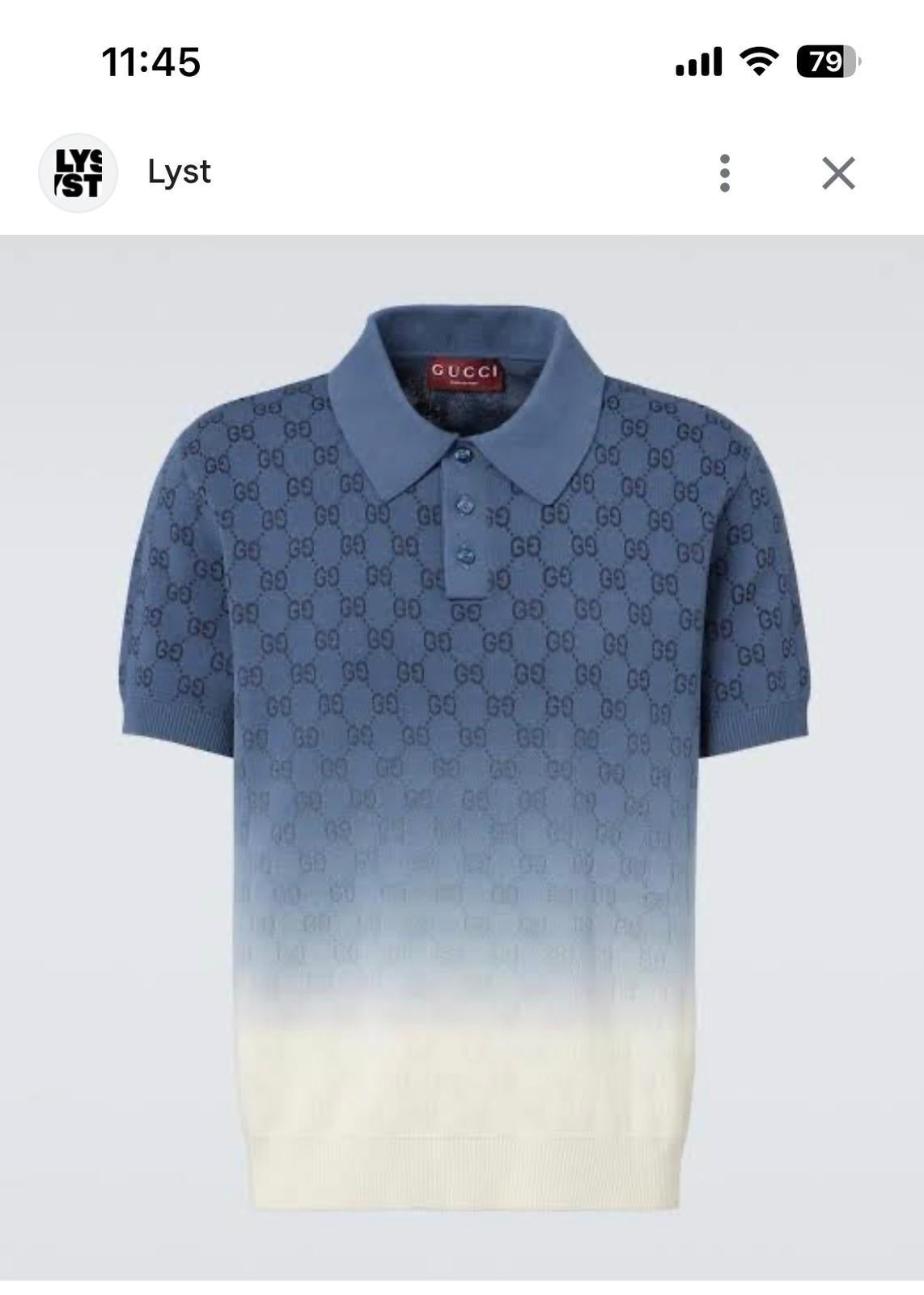 Camiseta polo Gucci Premium 001