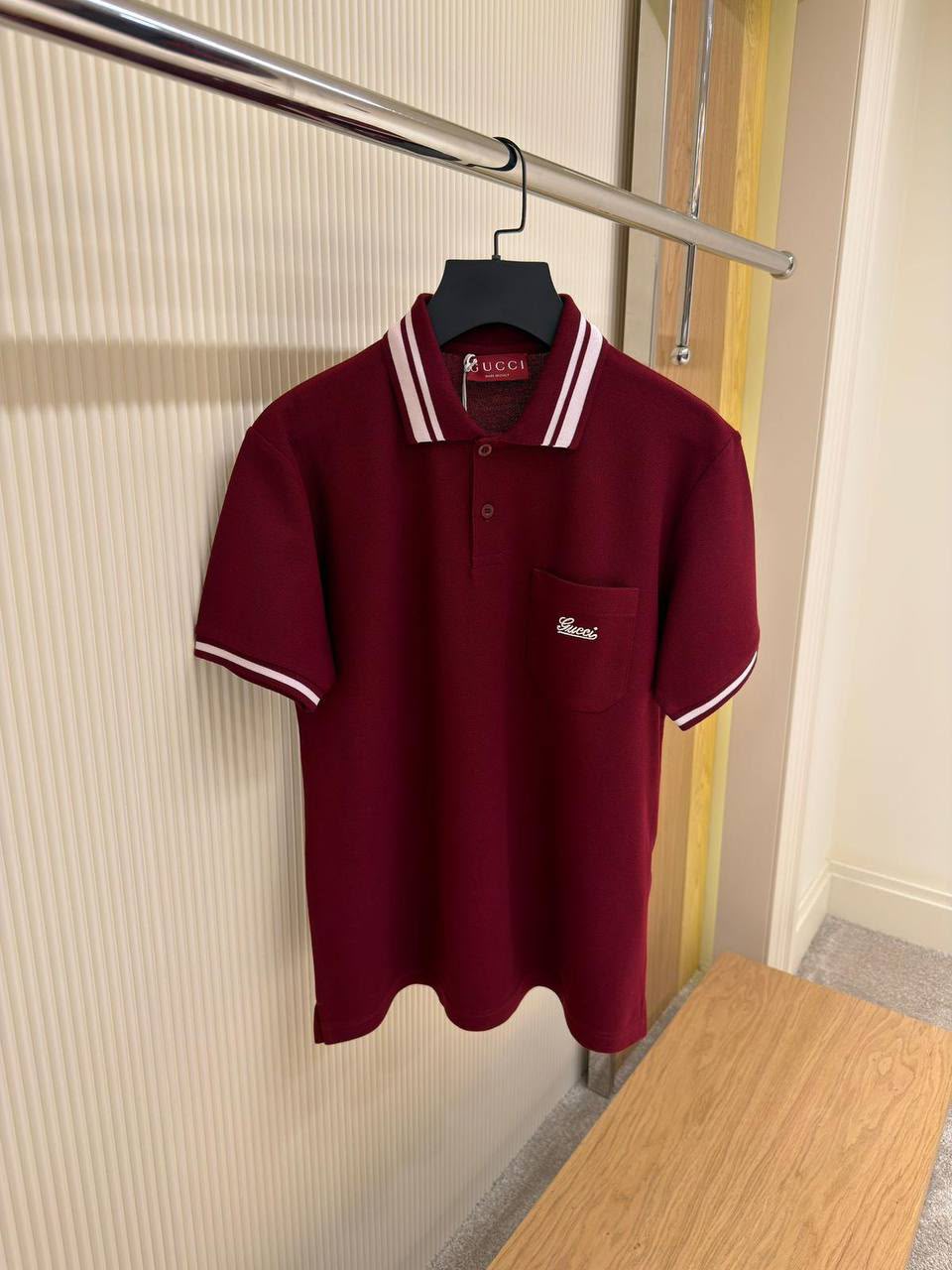 polo gucci vinotinto